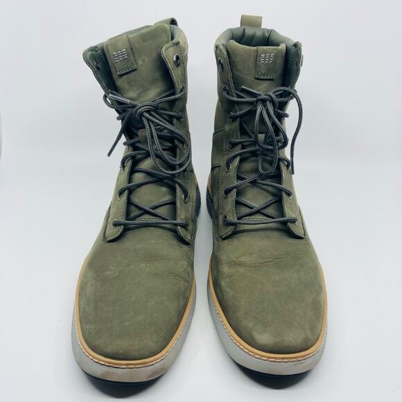 Timberland Military Boots Mens 11 Olive Green Cross Mark Utility Combat Leather main image 10